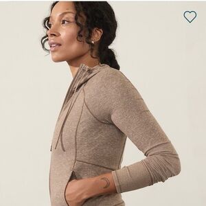 Brown Zip-Up Hoodie
Athleta 
Size small